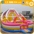 Inflatable Jumping Castle , Inflatable Bouncer obstacle course with Slide , Hot outside Inflatable Game for sale